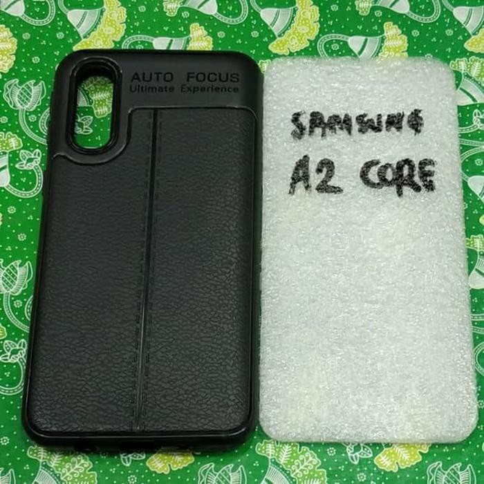 auto focus samsung A2 core A2core silikon karet hitam soft case