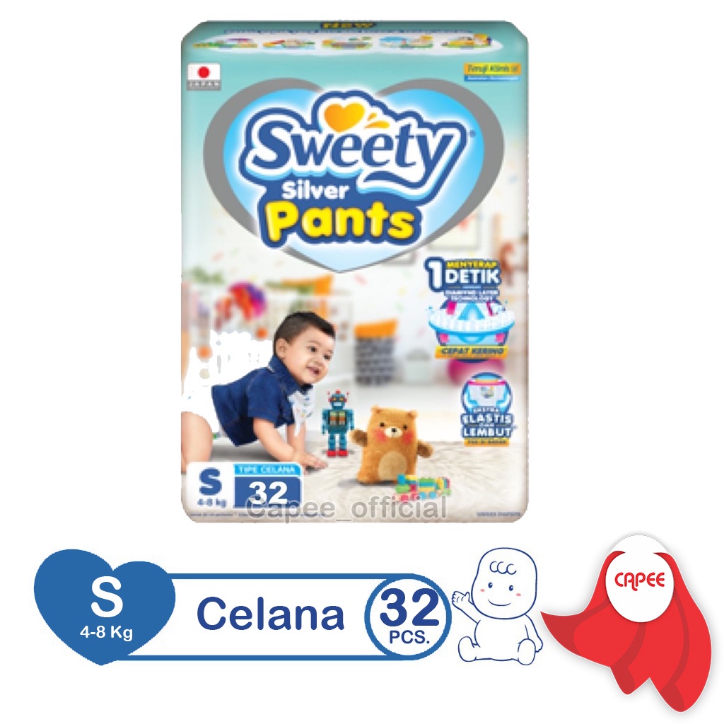 Pampers Sweety Silver Pants S32