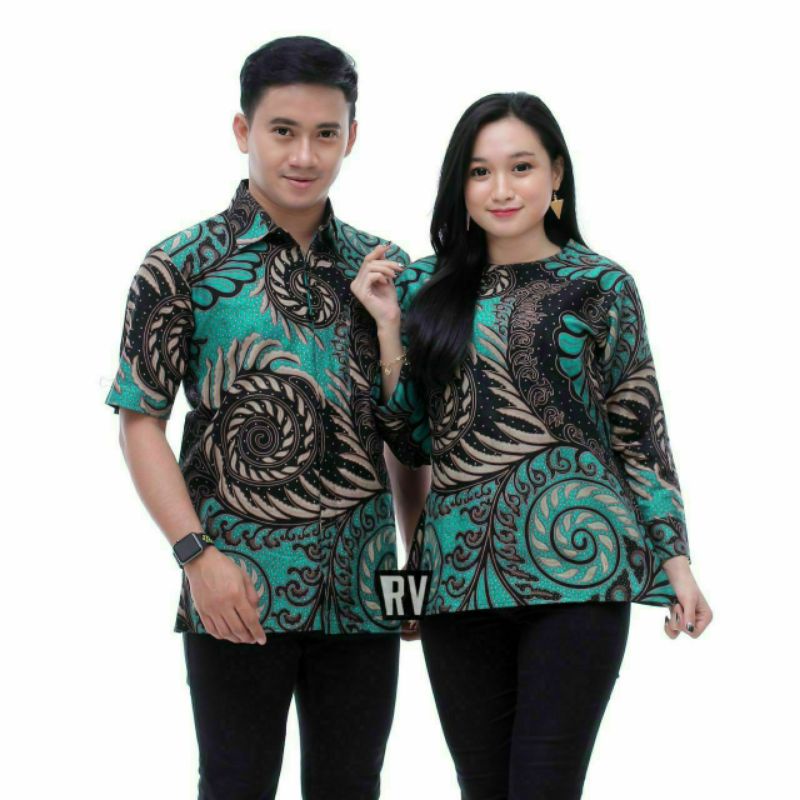 atasan batik wanita kerja Atasan batik m l xl xxl xxxl / [ BISA COD ] Atasan Batik Dolby Dolbi Dobby Dony Tenun Sutra Tulis Halus Katun Blouse Wanita / Maura Couple - Sania Ruffle Batik Couple