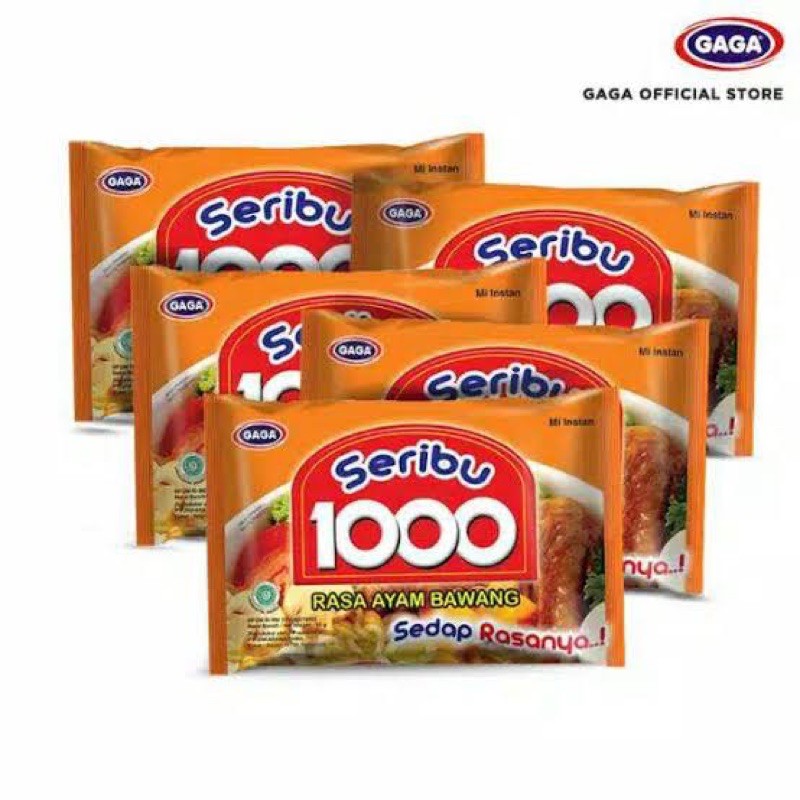 

[ISI 5PCS] Mie Kuah GAGA Seribu 1000 Rasa Ayam Bawang 8888327831925