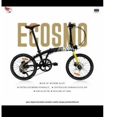 Folding Bike Ecosmo 9X Nugie Trilogy