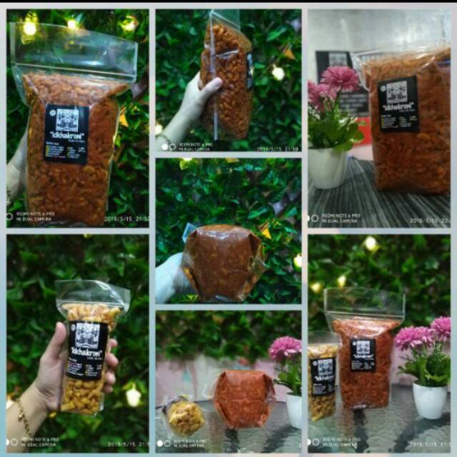 

Cemilan kekinian KIKHAKRONI 600gr