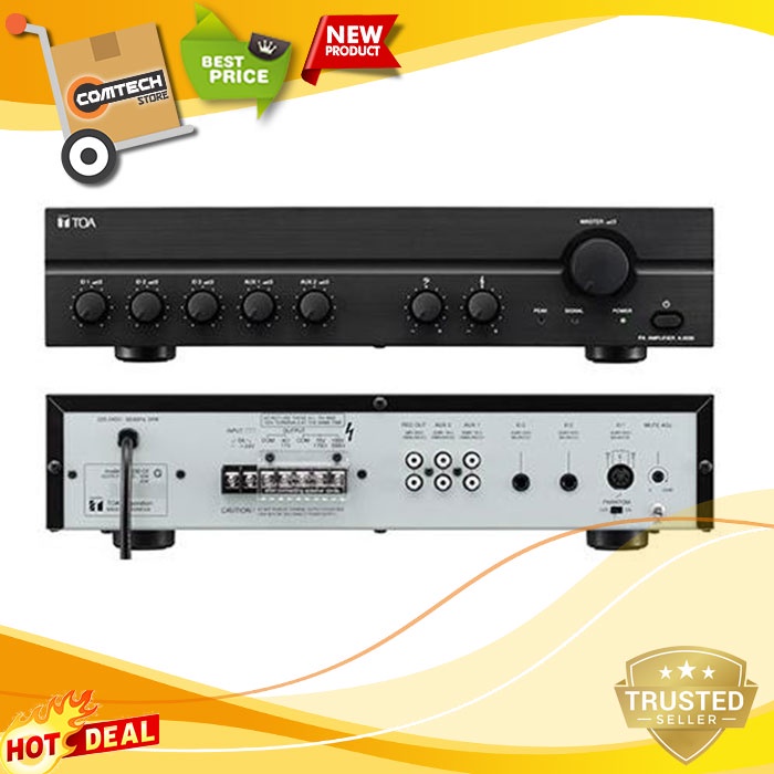 Mixer Amplifier 120 W (AC/Digital) merk TOA ZA-2120D