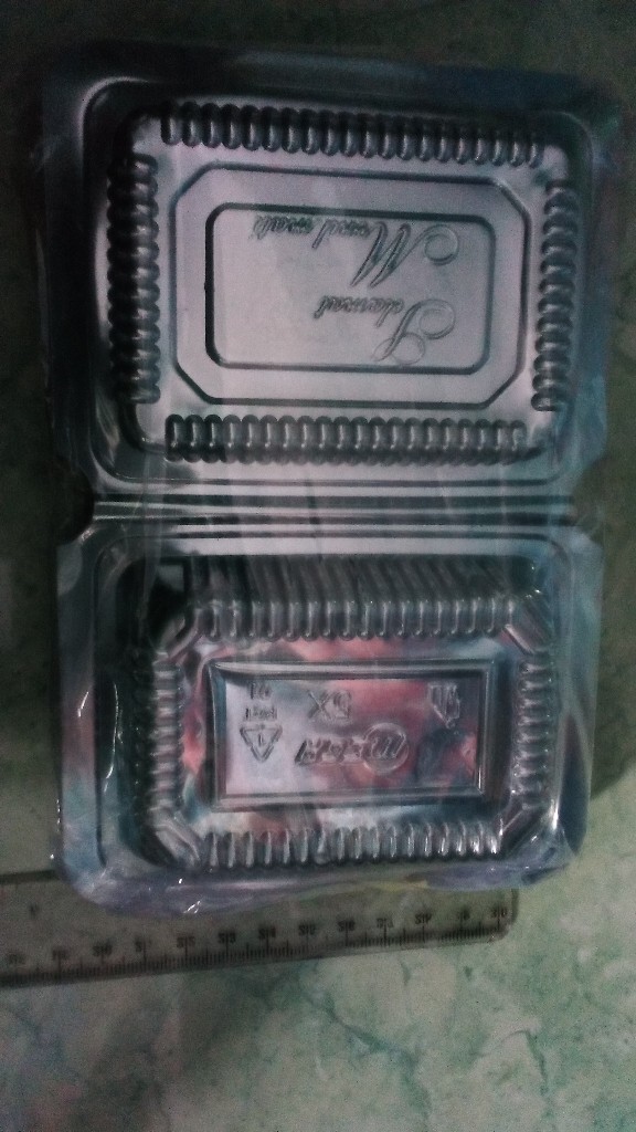 Plastik Mika Kue Mika Kotak Kecil 5x 50pcs