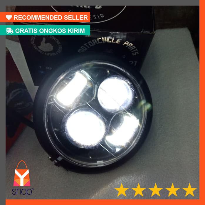 SANGAT BAGUS ! lampu depan motor daymaker japstyle