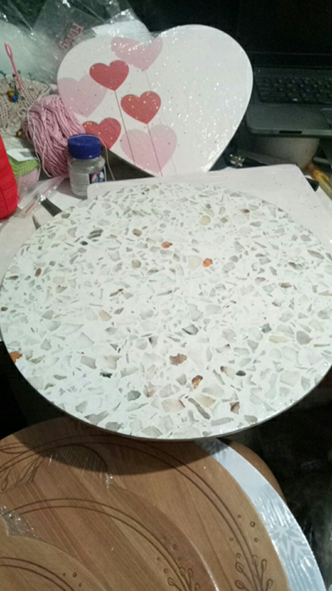 Nicole Creations Premium Cake Boards Round Dreamy Snowflakes | Tatakan Kue | Alas Kue