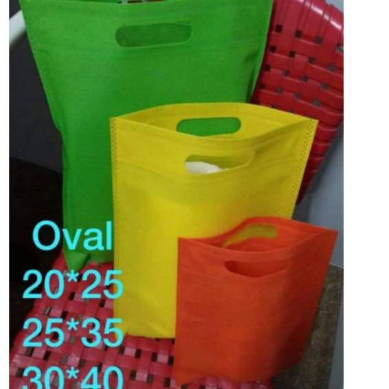 

Goodie bag oval 30x40 Mix Warna 100pcs(Paket Ekonomis)