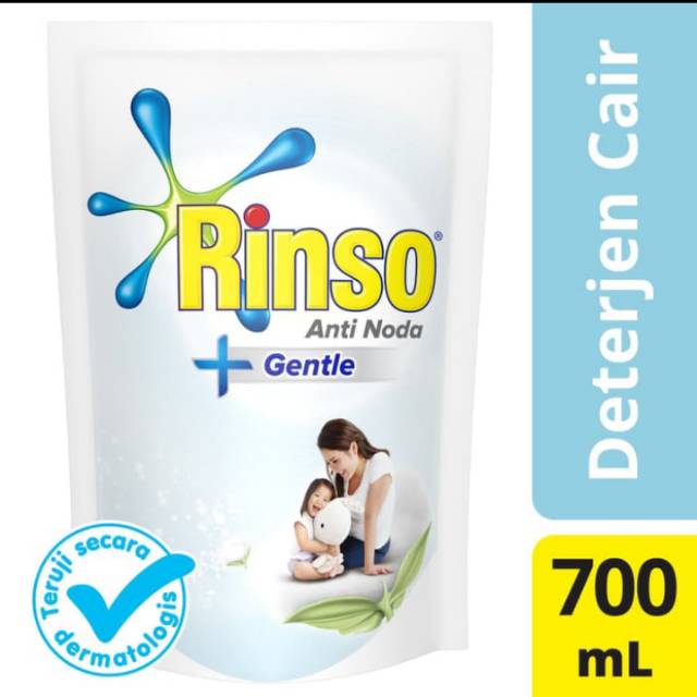 Rinso Gentle Detergent Pakaian Cair 700Ml