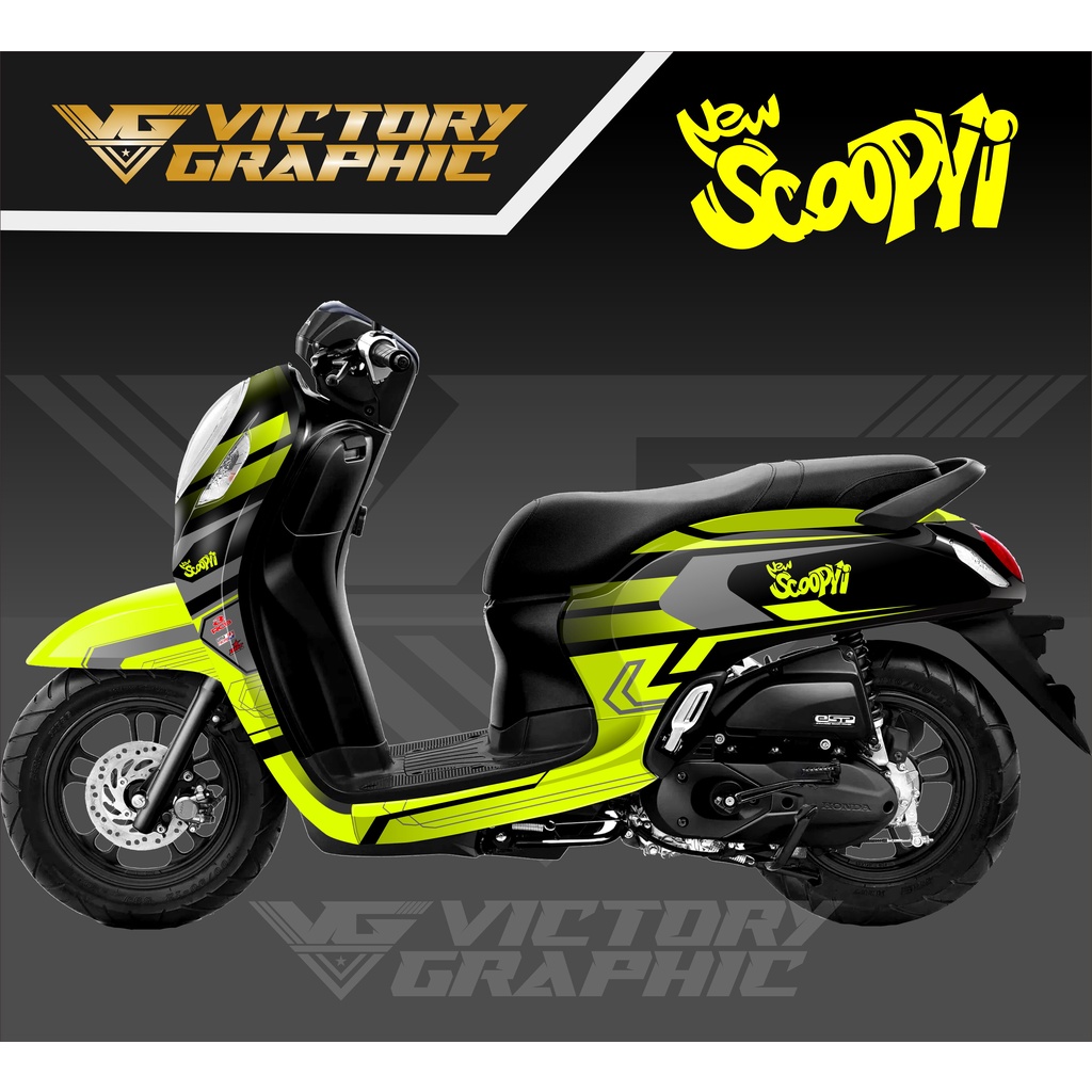 Decal Scoopy 2022 Stiker motor Scoopy new