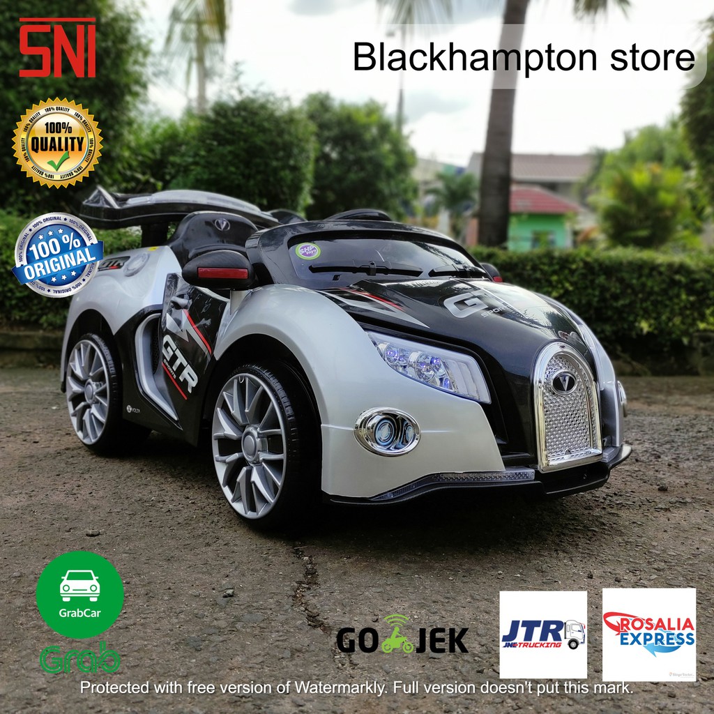 Mobil Aki Mainan Anak Bugatti Veyron Double Dinamo Body Painting