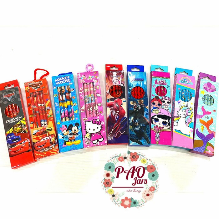 

Promo Bulan Ini Pensil Anak Sekolah / Pensil Karakter Cars / Pensil Hello Kitty Sale!!!