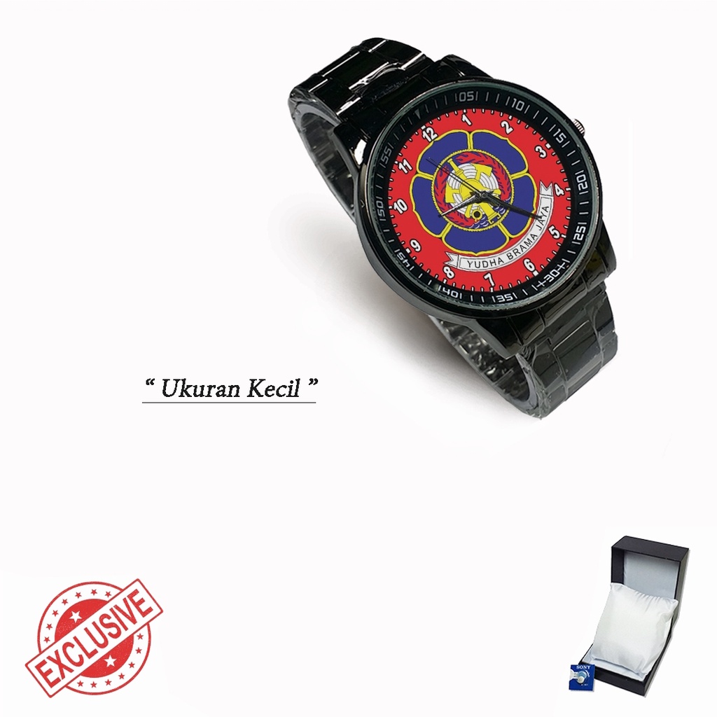 Jam Tangan  DAMKAR-LOGO MOTIF MERAH Bagus