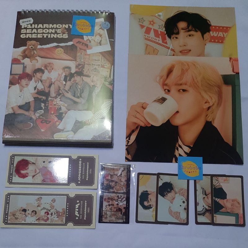 P1HARMONY SEASON'S GREETINGS KEEHO THEO JIUNG INTAK SOUL JONGSEOB