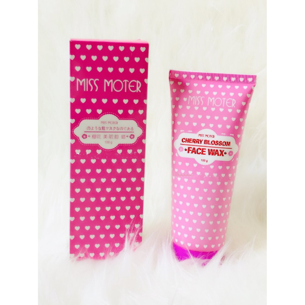 MISS MOTER PINK CHERRY BLOSSOM FACE WAX ORIGINAL BPOM