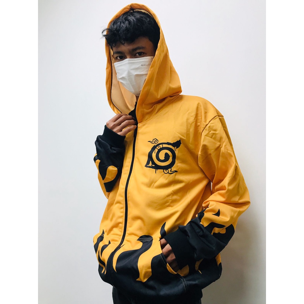 Jaket Naruto Kyubi Fullprint Anime Manga Naruto Premium Unisex