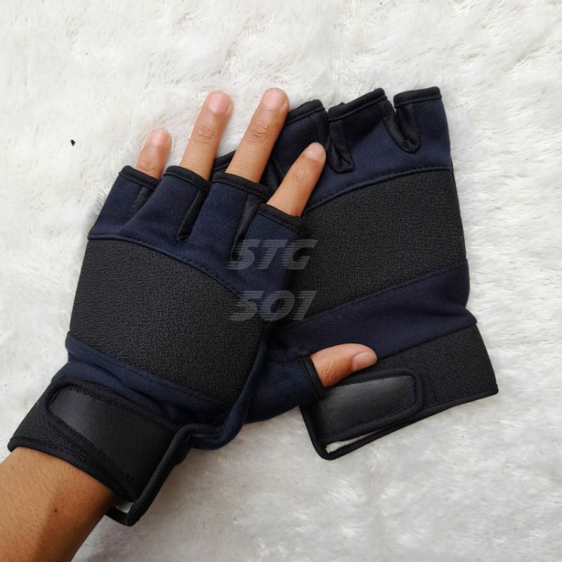 12 pasang sarung tangan motor hitam/lusinan sarung tangan motor/grosir sarung tangan motor hitam pol