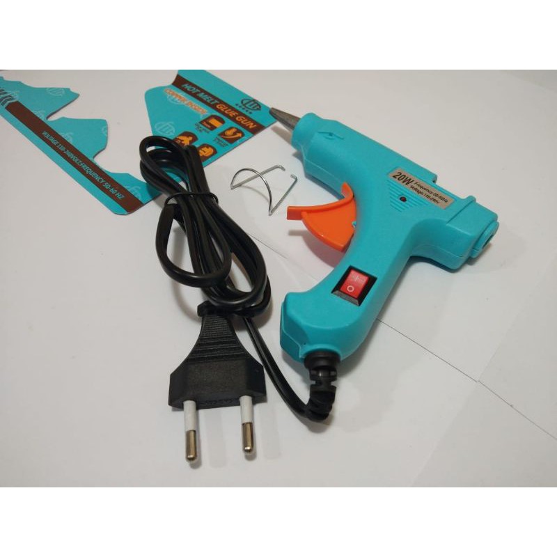 ALAT TEMBAK GLUE GUN 20W FIT/ ALAT TEMBAK LEM LILIN KACA KERAJINAN TANGAN PRAKARYA/ALAT  TEMBAK LEM LILIN BERKUALITAS