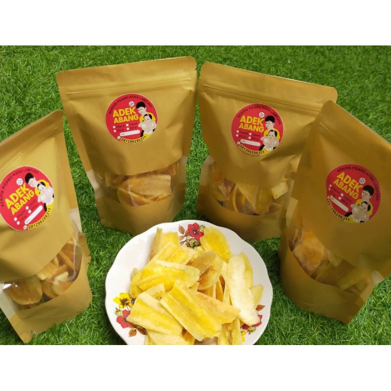 

keripik pisang original khas lampung kemasan
