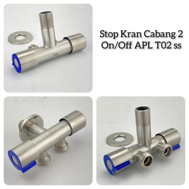 Stop kran cabang ( 2 ON,  OF ) / Kran cabang 2 fungsi