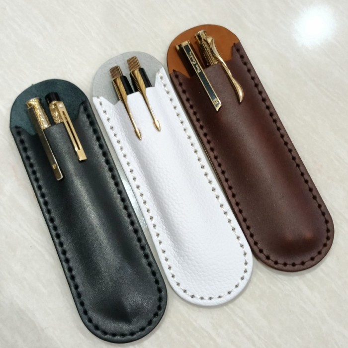 

Lucu Sarung Tempat Pulpen Pensil Kulit Asli Gilaa!!!