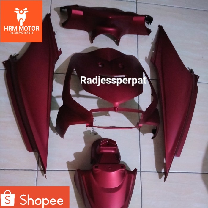 Body Halus beat karbu Merah doff