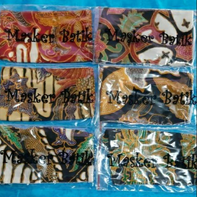 Masker Batik Bisa COD Kualitas Macam Di Apotik murah meriah