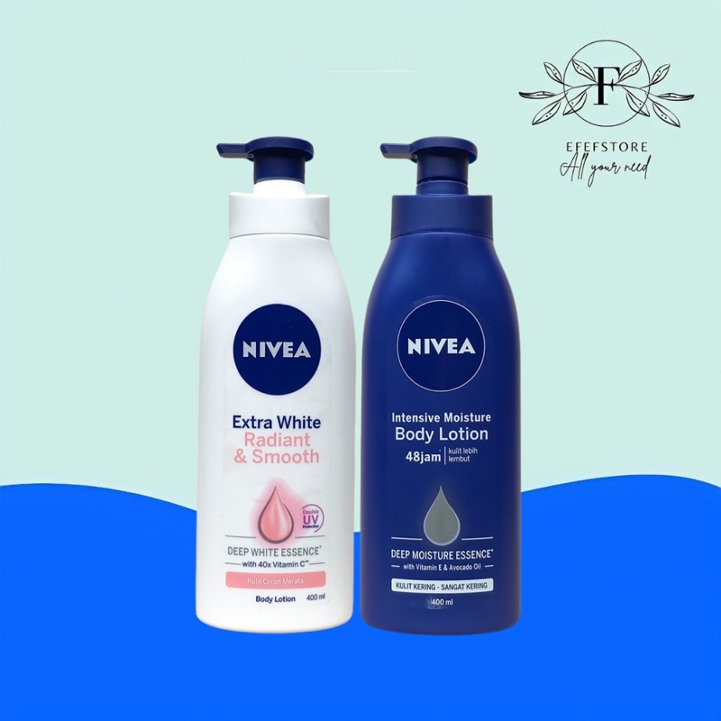 NIVEA Body Care Body Lotion Intensive Moisture - Extra white Radiant smooth 400 ml