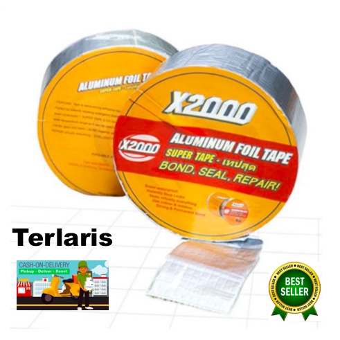 Termurah Super tape X2000 tipe 5cmx5m super lengket dan super waterproof untuk semua bahan