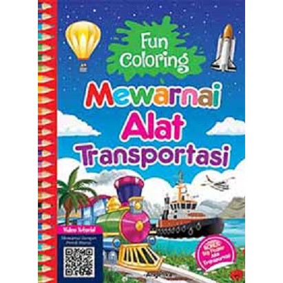 Fun Coloring Mewarnai Alat Transportasi @angelika