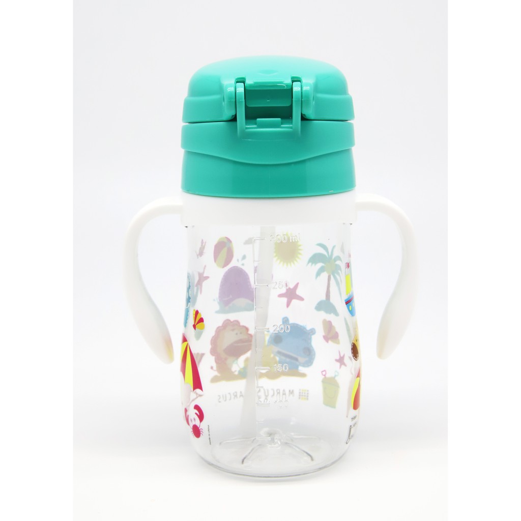 Marcus&amp;Marcus Tritan Straw Bottle / marcus / marcus botol minum / marcus straw bottle