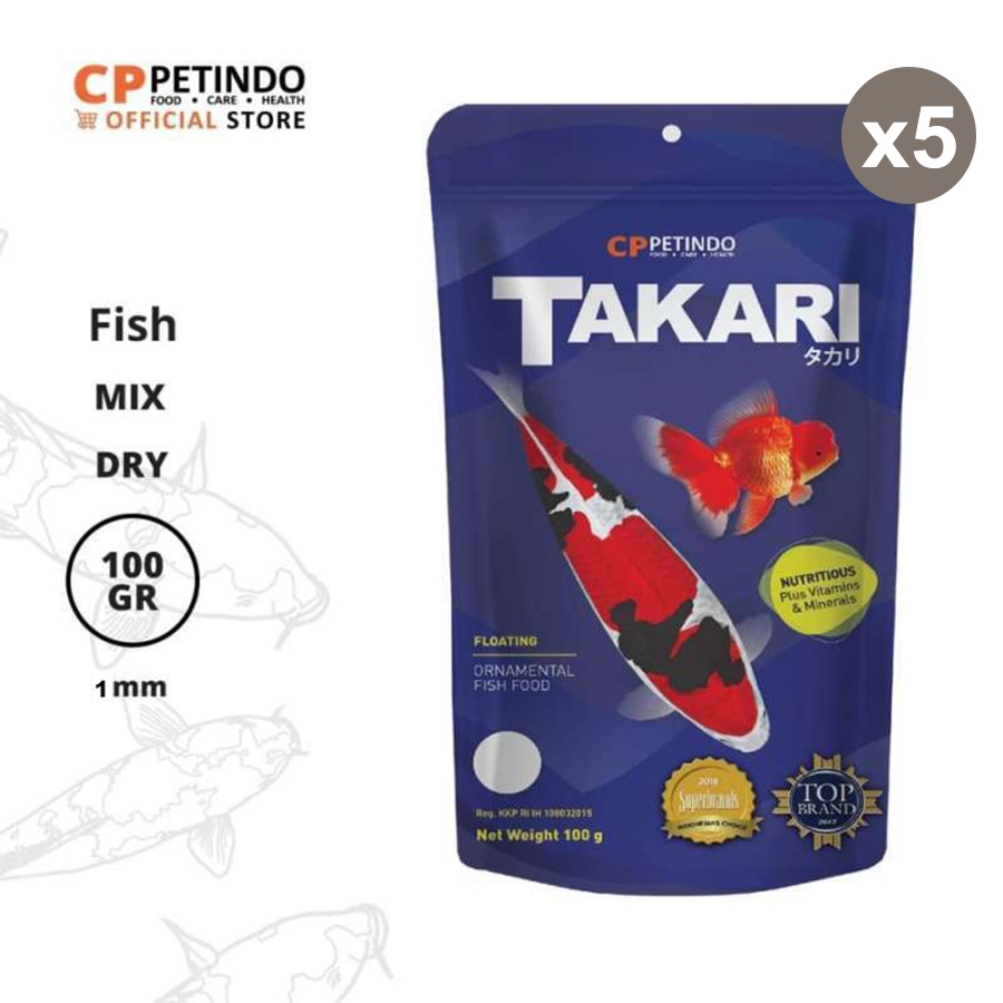 CPPETINDO (Bundling) Takari Mix 1mm - 100 gr (5 pcs)