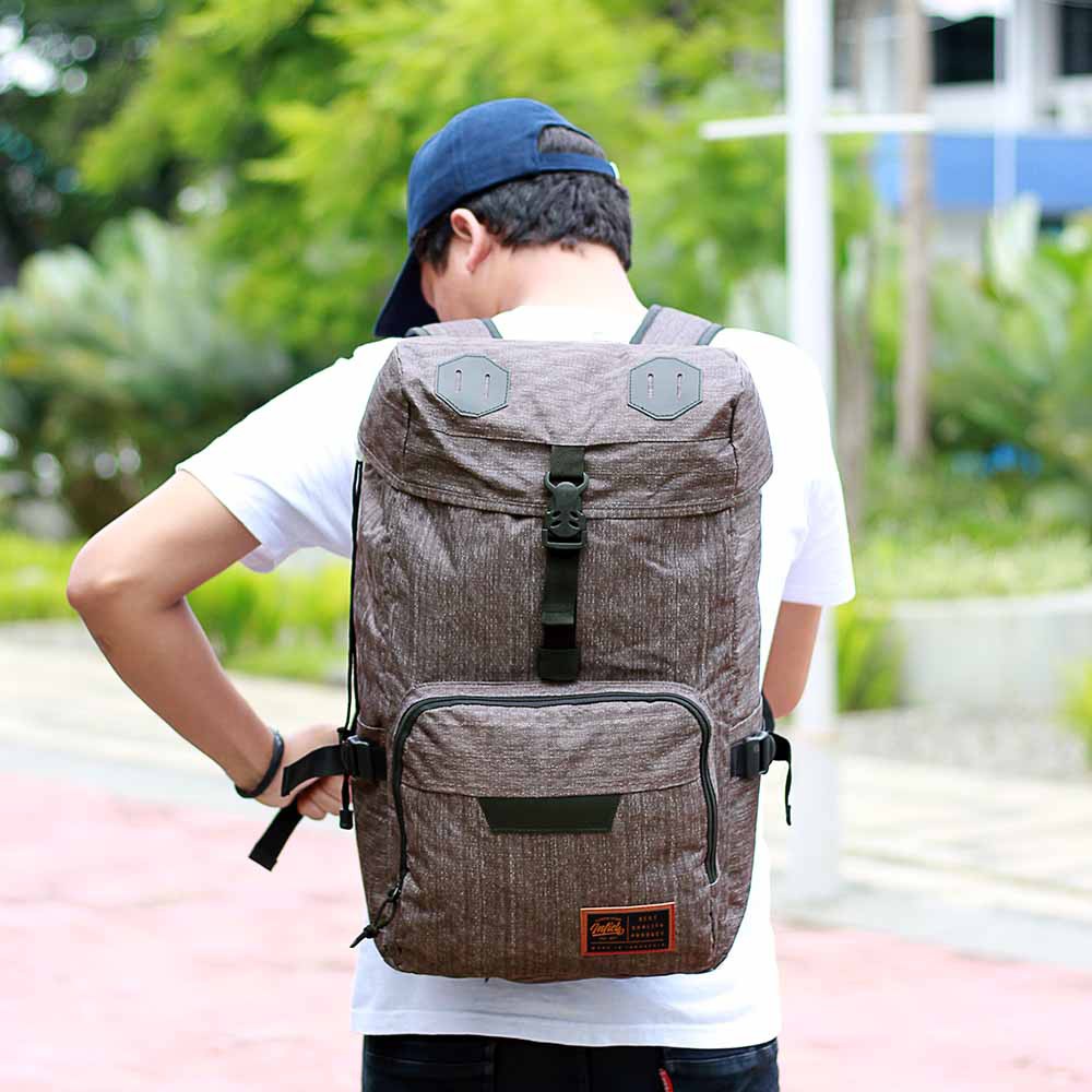 Backpack Pria Wanita Ransel Traveling Inficlo Original Tas Punggung Laptop Dolby Canvas