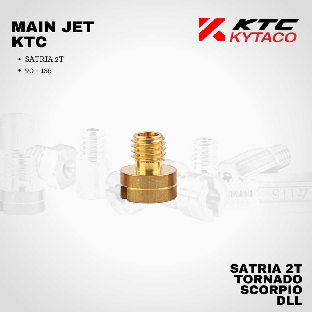 Main jet spuyer Satria 2T tornado scorpio KTC KYTACO