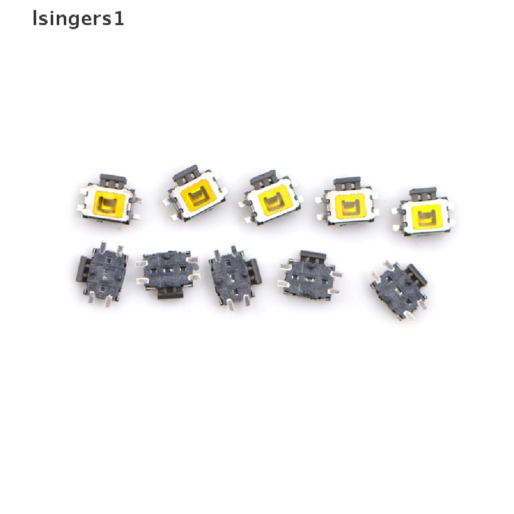 (lsingers1) 10pcs YD-3414 4-pin SMD Tombol Power Side Switch Bentuk Kura-Kura