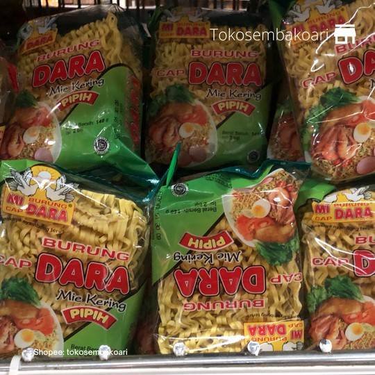 

Mi Cap Burung Dara Pipih 140 g dan 136 g
