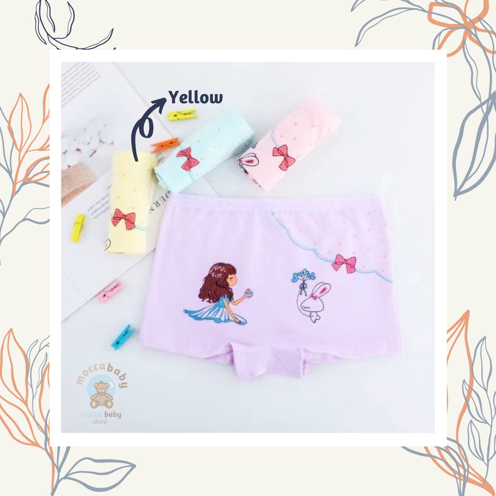 MBSS - XIAO TING CD PRINCESS BUNNY celana dalam anak perempuan bahan katun halus 2-12 Tahun