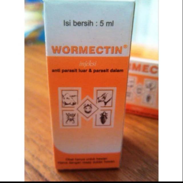 Wormectine 5ml obat scebies anjing kucing kelinci injeksi