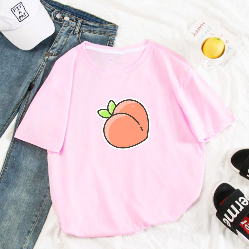 T-SHIRT / KAOS PEACH EDITION / BEST SELLER / REAL PIC 100% / COMBED 30s