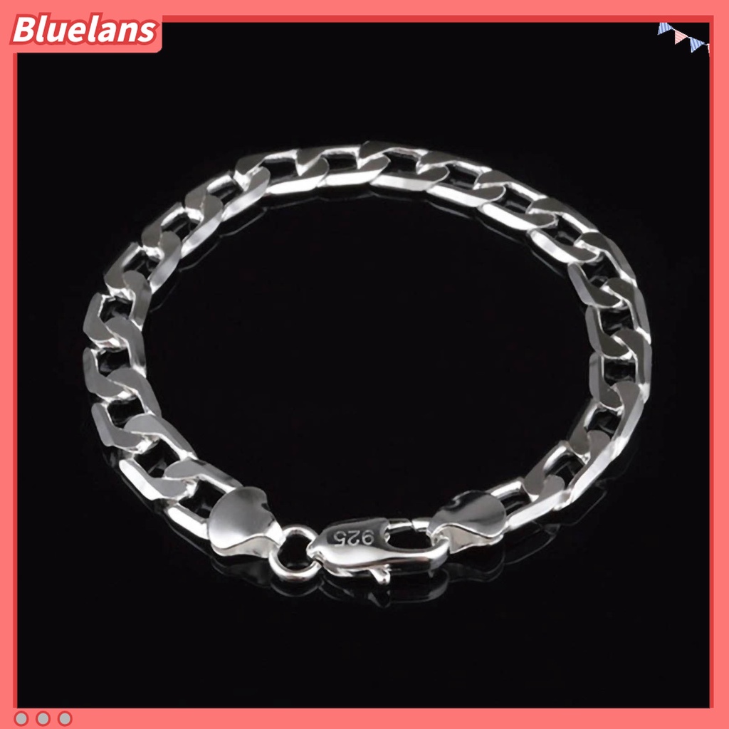 Gelang Rantai Lapis Silver Tahan Lama Untuk Pria