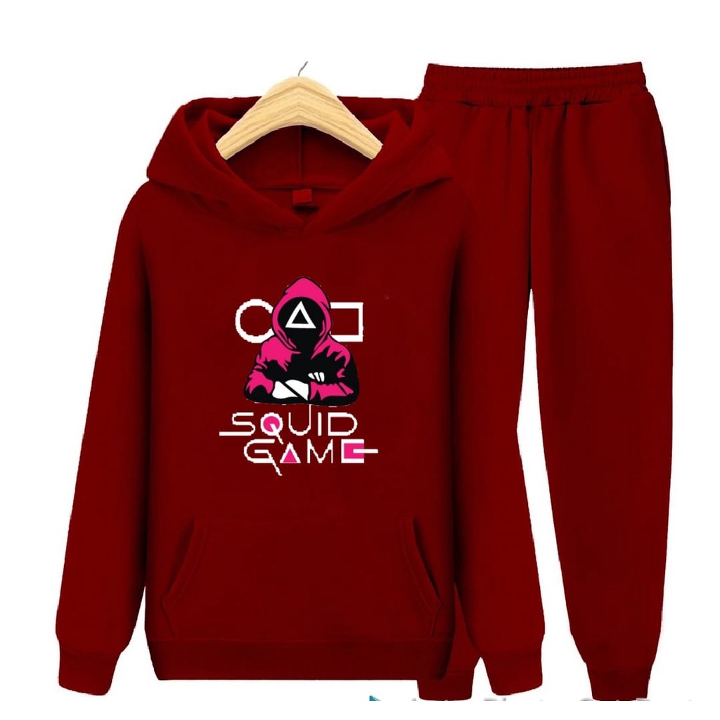 Setelan Sweater Anak + Celana Motif GAME / Set Sweater Hoodie Anak Laki - Laki Perempuan Usia 3-15 Tahun