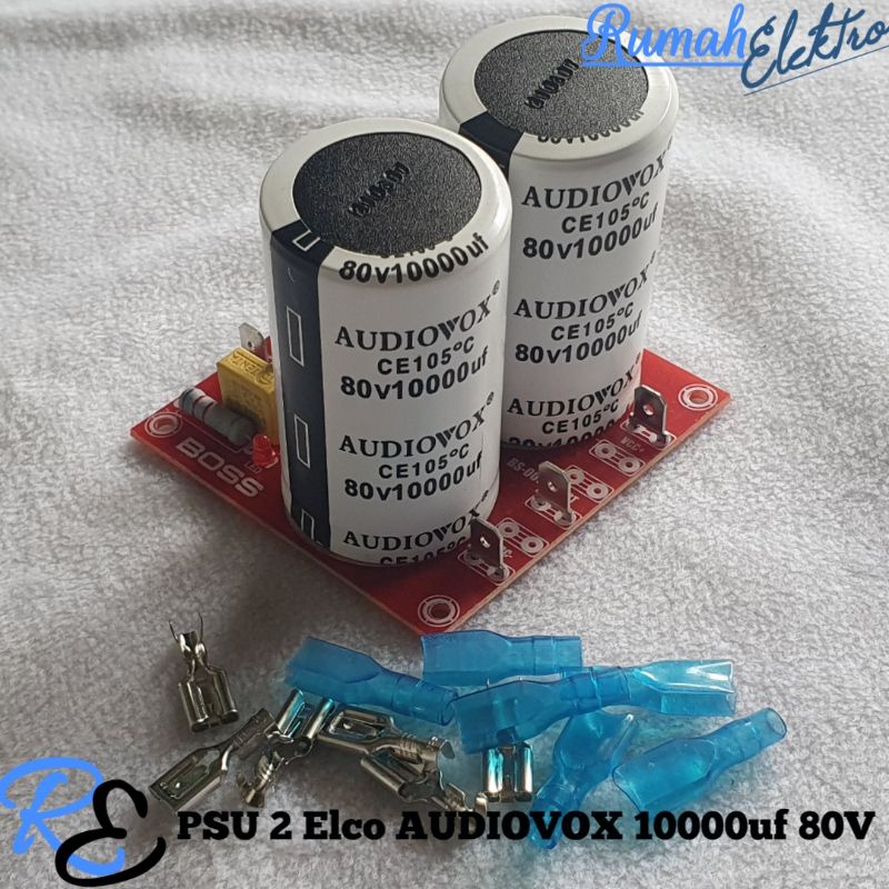 PSU 2 Elco AUDIOVOX 10000uf 80V Dioda Sisir