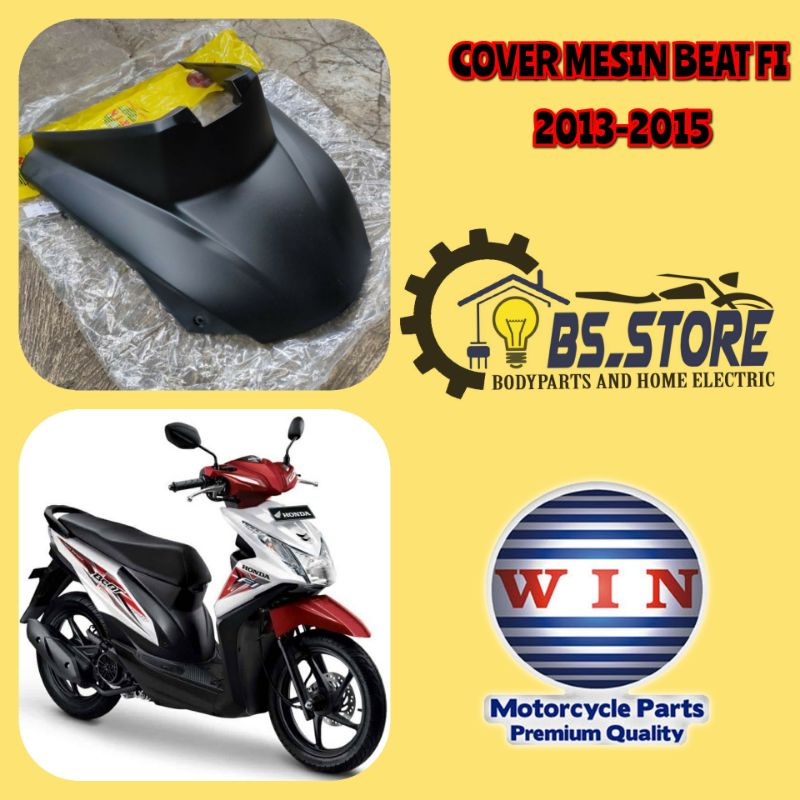 COVER MESIN COVER TANGKI BAWAH JOK BEAT FI 2013 2014 2015 /WIN