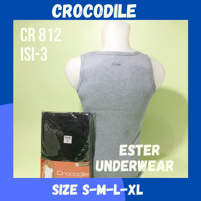 Kaos Singlet CROCODILE 812 WARNA ISI 3