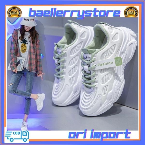 BS / COD Sepatu Sneakers Fashion Wanita202 Terlaris