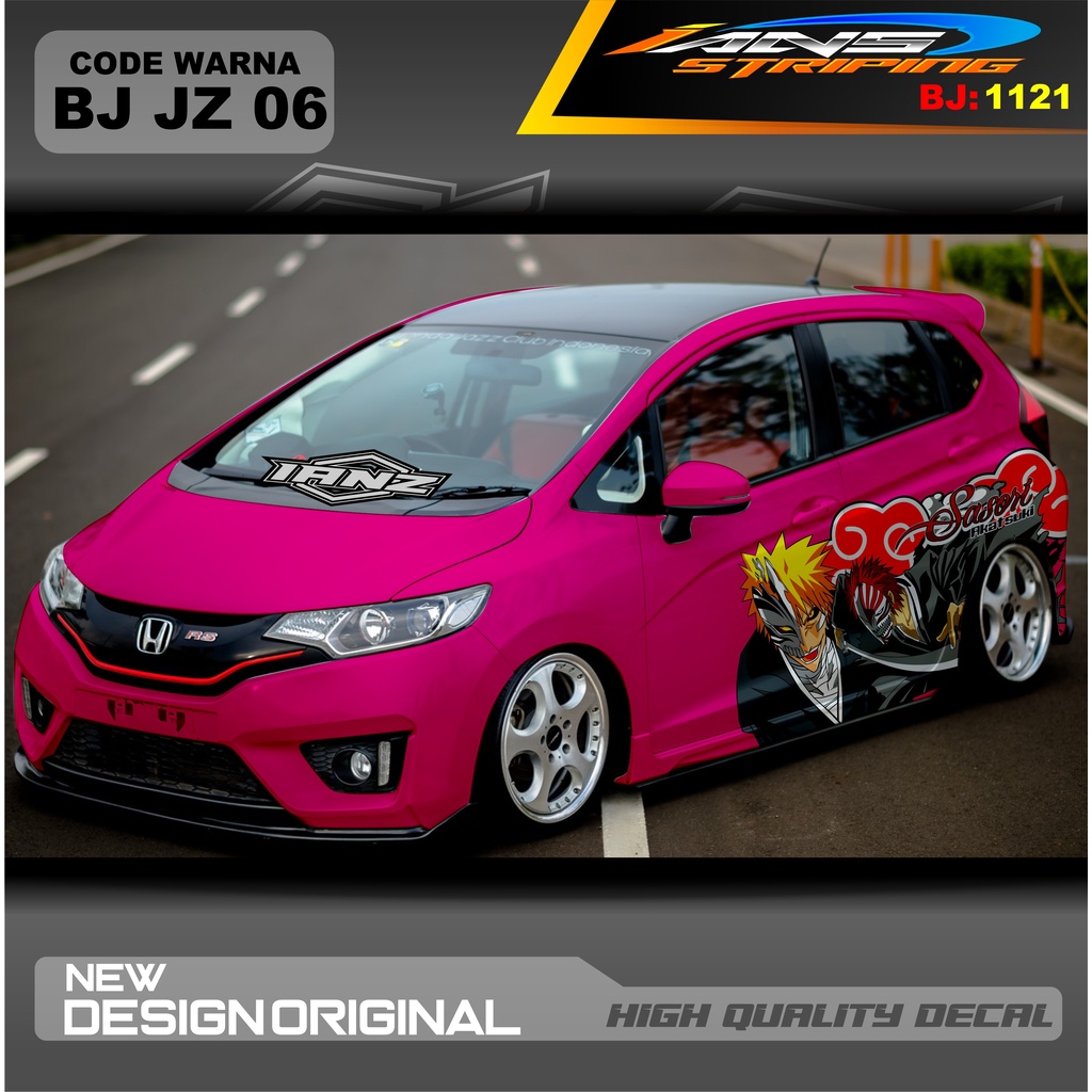 STIKER MOBIL JAZZ / STIKER MOBIL BRIO / DECAL STIKER MOBIL SWIFT / STIKER MOBIL TOYOTA / DECAL STICKER MOBIL / STIKER YARIS AYLA