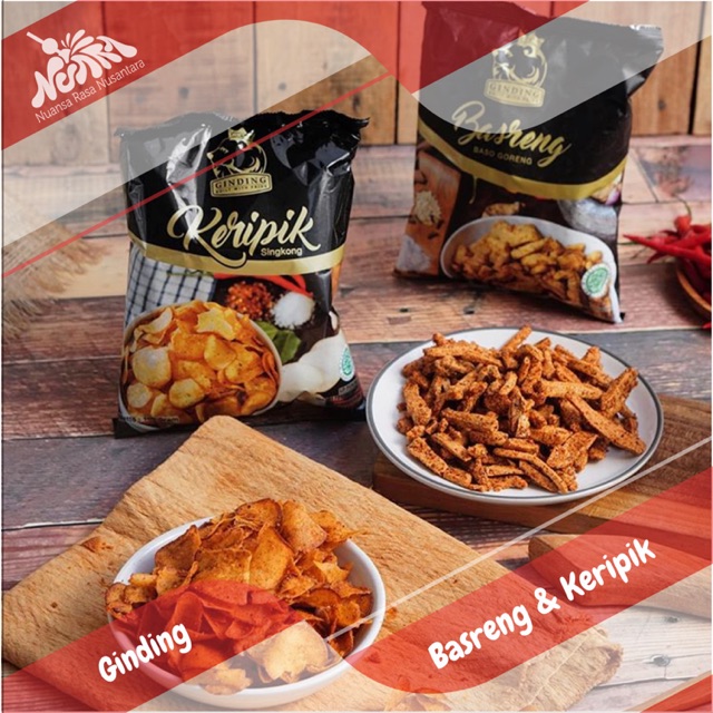 [ TERLARIS & TERPERCAYA ] GINDING - Basreng & Keripik Singkong Renyah Gurih Pedas Bandung Cimahi-1