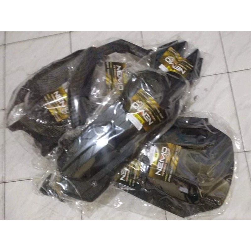 cover body motor nmax new 2020 merek nemo karbon full set