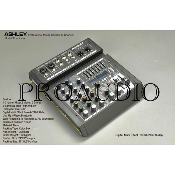 Ramadhan Sale-Mixer Ashley 4 Channel Premium-4 Original