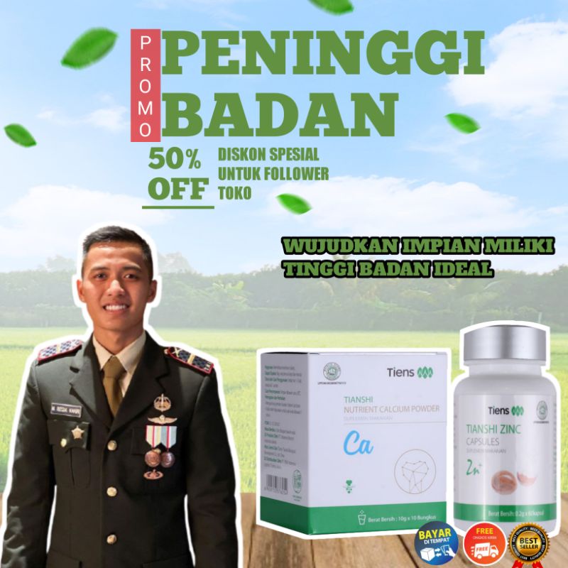 

Peninggi Badan Tiens original COD Calcium & Suplemen zink Susu peninggi badan HYPERGROW SUPER GROW