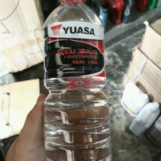 Air aki yuasa 5 liter jne truck